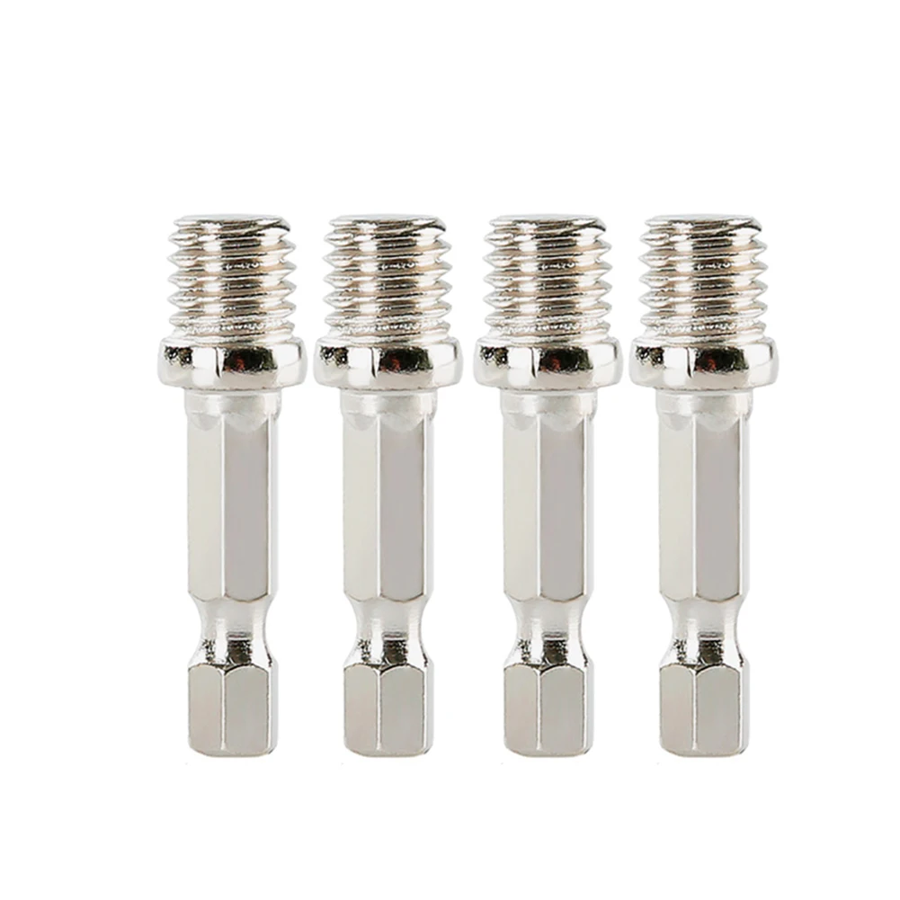 Hexagonal Handle M Angle Grinder Connecting Rod Polished Self Adhesive Disc Adapter Chrome Vanadium Steel Connection Rod