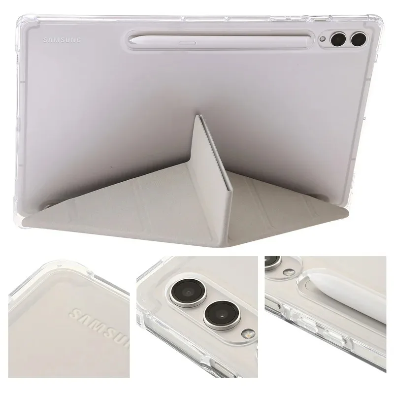 Magnetyczne etui z podwójnym zapięciem do Samsung Galaxy Tab S12 Plus 12,4 cala (model 2026), S10 FE+ 13,1 cala, 10,9 cala, A11/S11/S10/S9/S8/S7 Plus 12,4 cala, S9+/S9 FE. — zdjęcie produktu 6