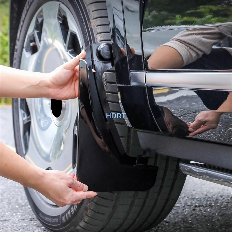 Car Style Front Rear Wheel Mud Flap Fender For Geely Zeekr 9X EX1H 2025 + Splash Mudguard Cover Protector Decoration Accessories