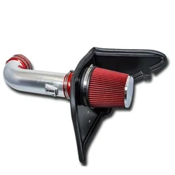 4'' Cold Air Intake System Kit + Heat Shield Red Filter for Camaro 6.2L V8 10-15