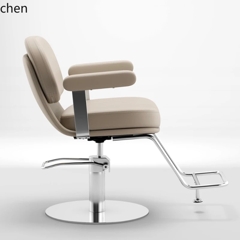 HXL Hair Salon Chair High-End Hair Salon Special Barber Shop Stool Adjustable Perm and Dye Chair