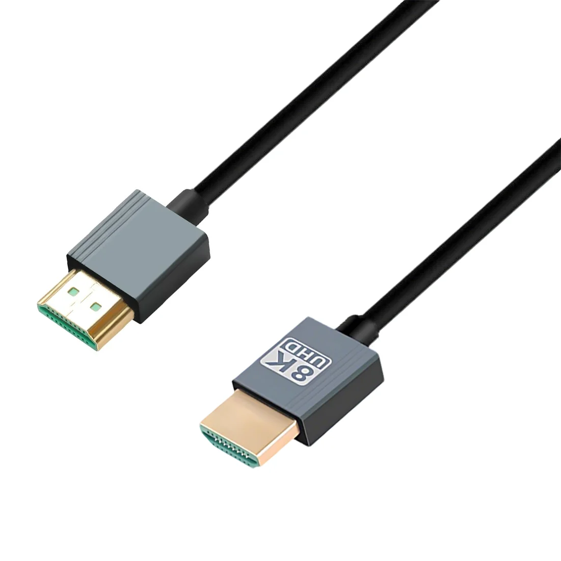8K HDMI-Compatible 2.1 Silicone Cable High Speed 48Gbps 8K@60Hz 4K@120Hz 90 Degree Cable for PC Graphic Card Monitor HDTV