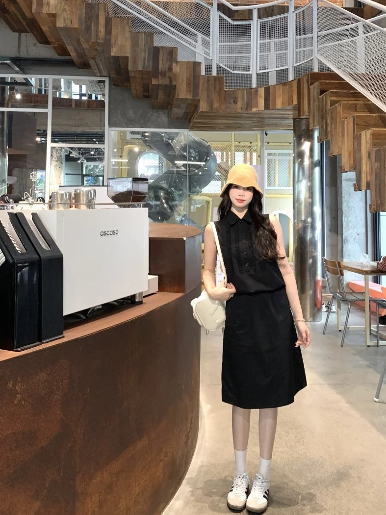 

Юбка-трапеция Boomlimit Spor с двойной завязкой, эластичным поясом, универсальная повседневная юбка средней длины из полиэстера