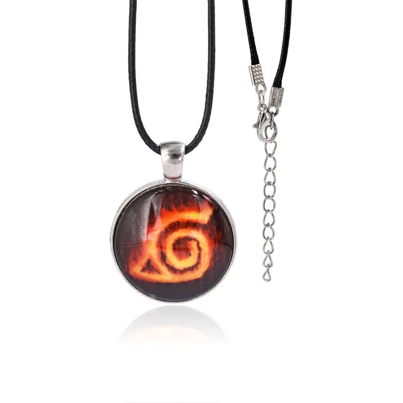 Naruto Shippuden Sharingan Necklace, Glow-in-the-Dark