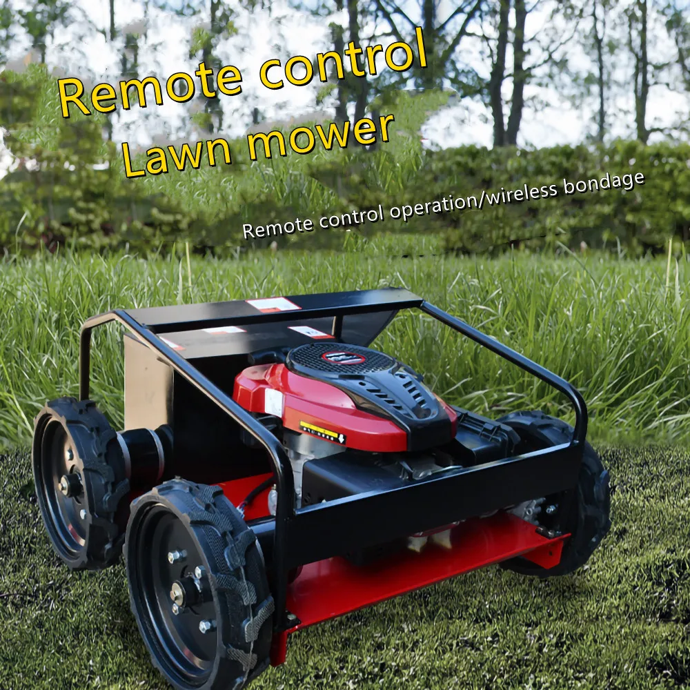 4.5KW Wheel Remote Control Lawn Mower Agriculture Remote Control Lawn Mower