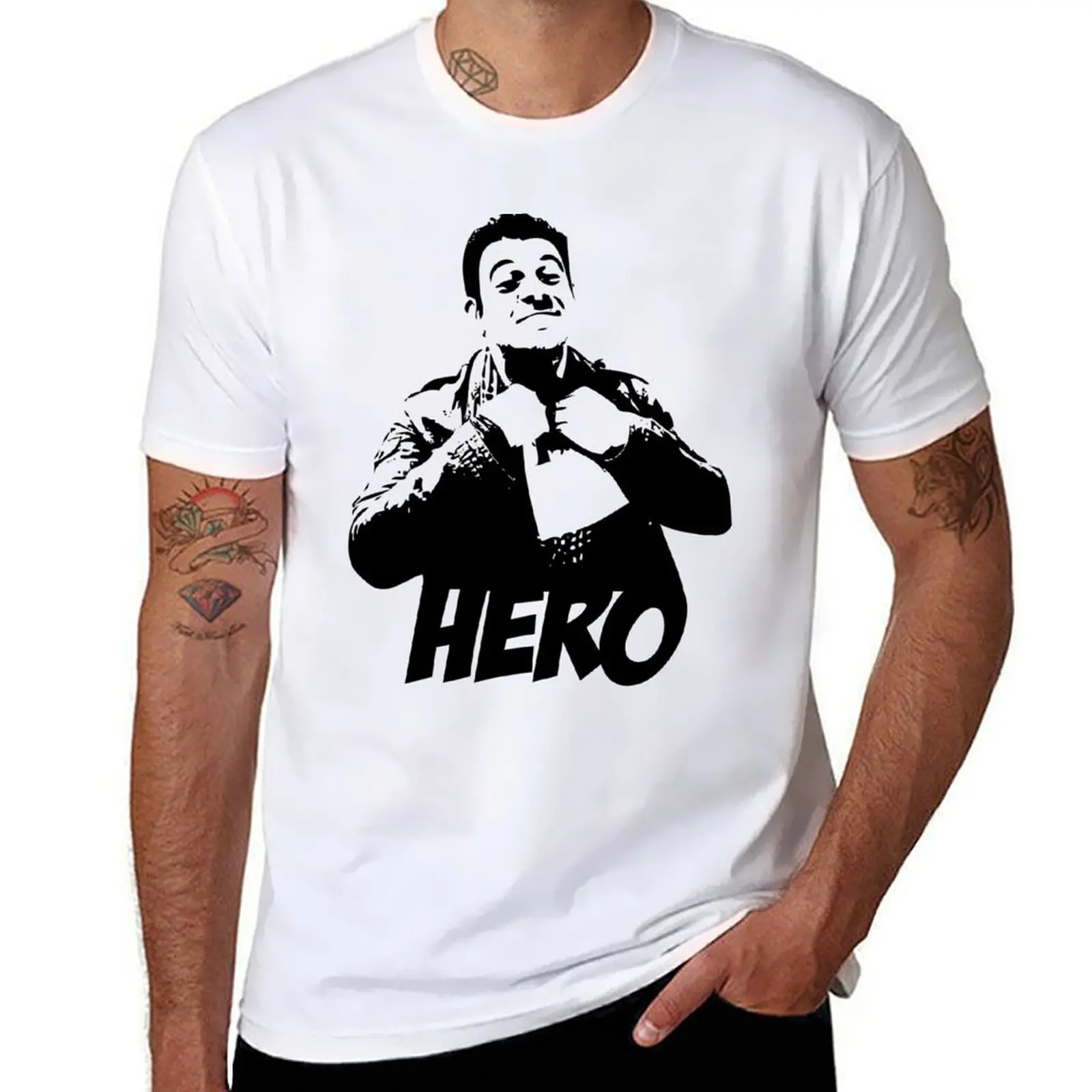 

Adam Richman, my hero T-Shirt funny t shirts dark humor t shirts for man graphic funny man t shirt cotton high quality T-Shirt