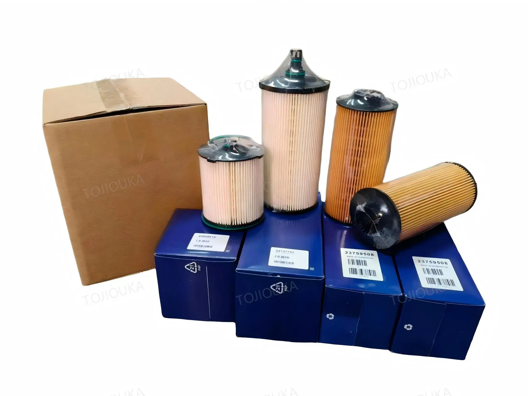 

4 PCS For Volvo Euro6 Truck Fuel Filter Set 24307374 24008818 24137737 23755908 20579690