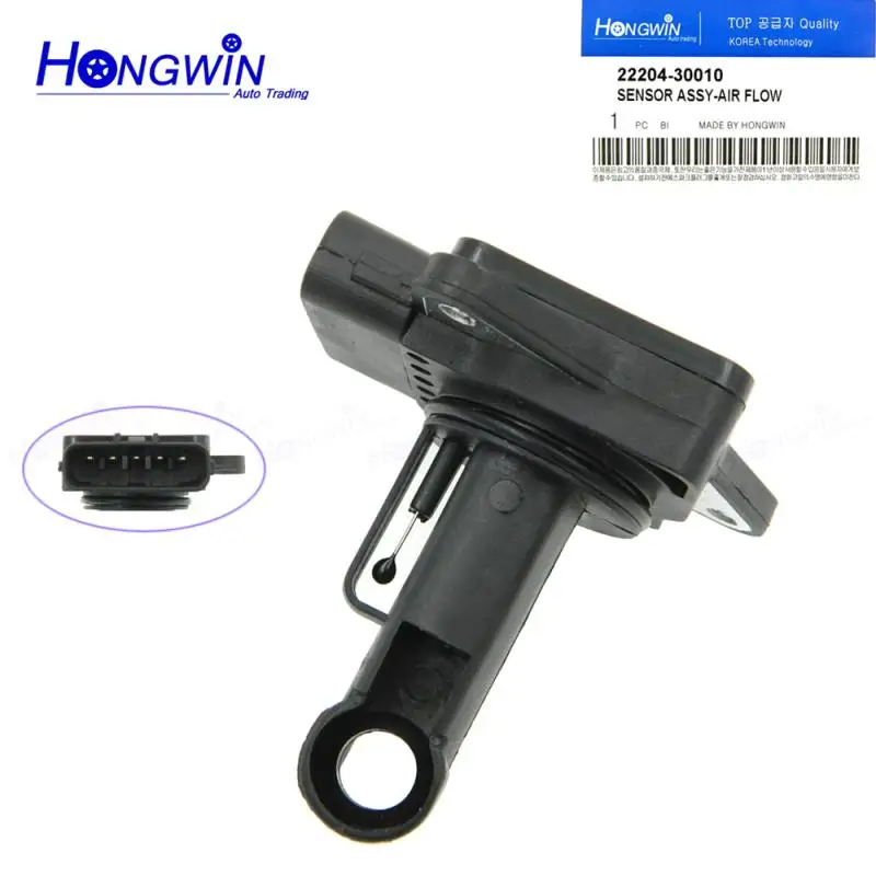 Mass Air Flow Meter MAF Sensor For Toyota Yaris Corolla Hilux Hiace 2.5 3.0 22204-30010 197400-2110 22204-0L010 22204-0N010