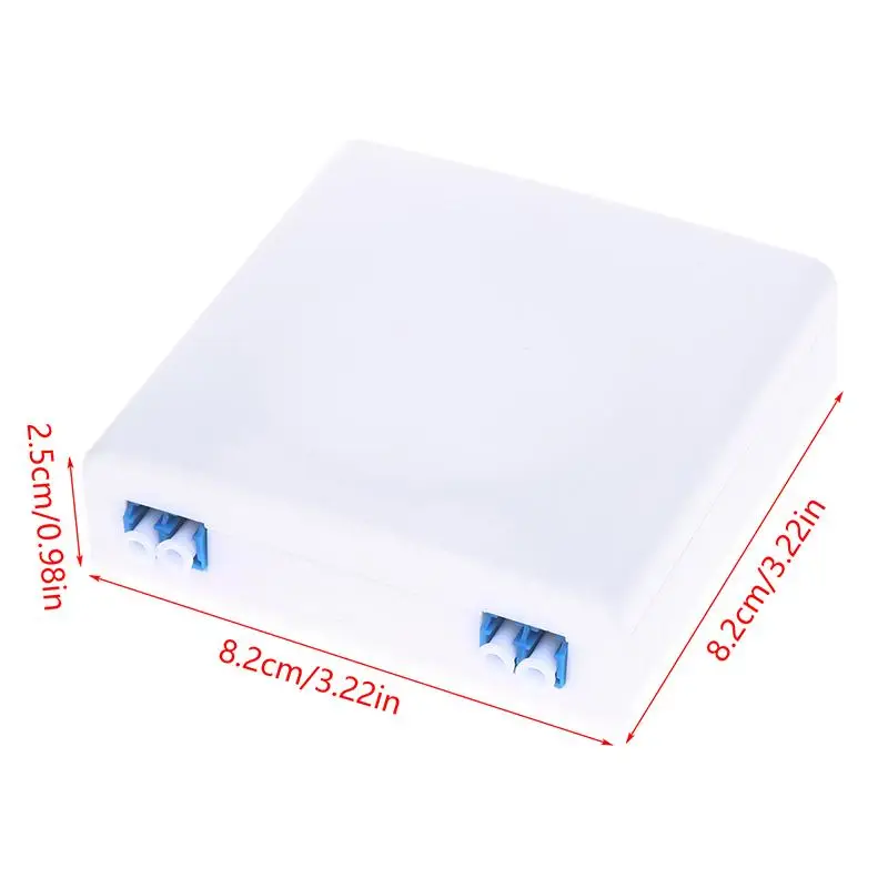 86 Information Panels Fiber Optical Terminal Junction Box Fiber Optic Splice Box SC Adapter LC Adapter 2 Core Fiber Combination