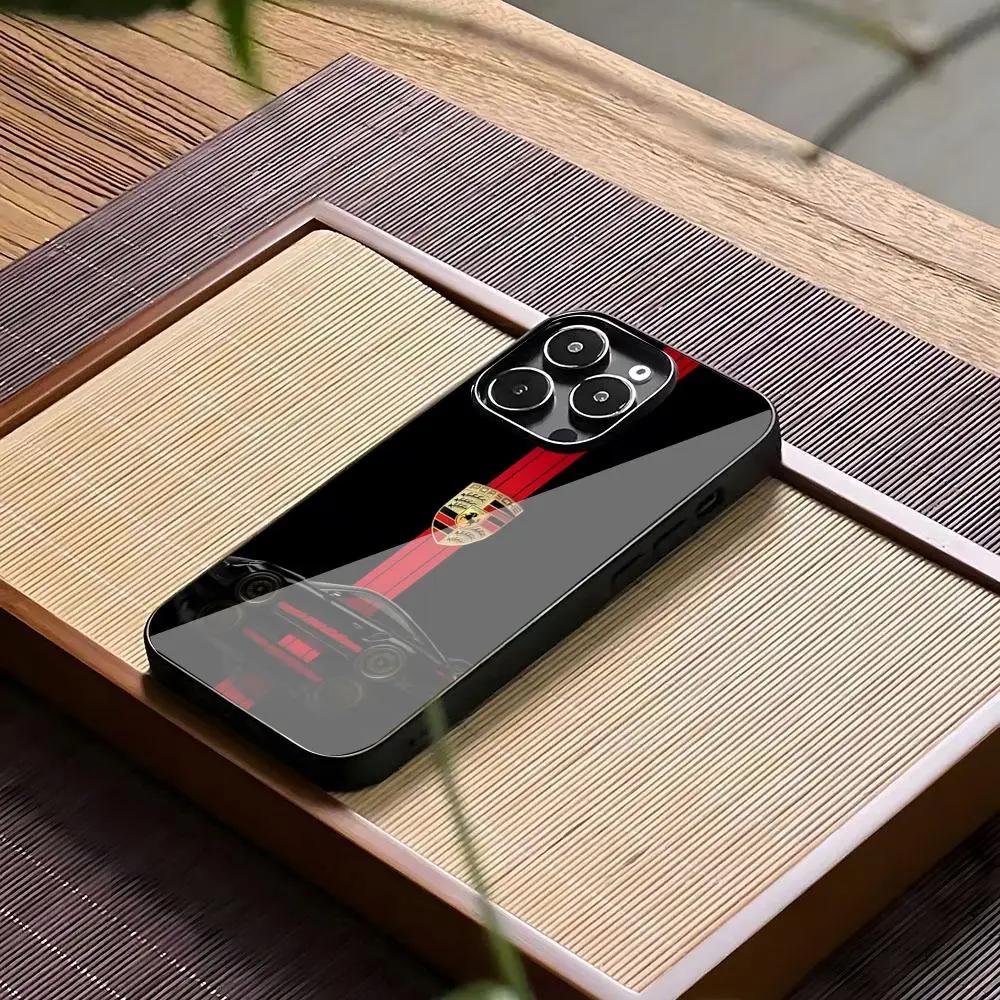 G-GT3 P-PorscheES 9-911 Автомобильный чехол для телефона для IPhone 16 15 17 11 12 15 13 Pro Max 8 7 6 Plus X SE XR Жесткий силиконовый чехол из ПК + ТПУ