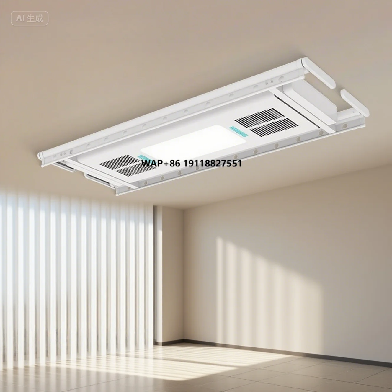 

Remote Control Electric Clothes Dryer Smart Home Electric Ceiling Clothes Drying Rack for Laundry Supplies Area