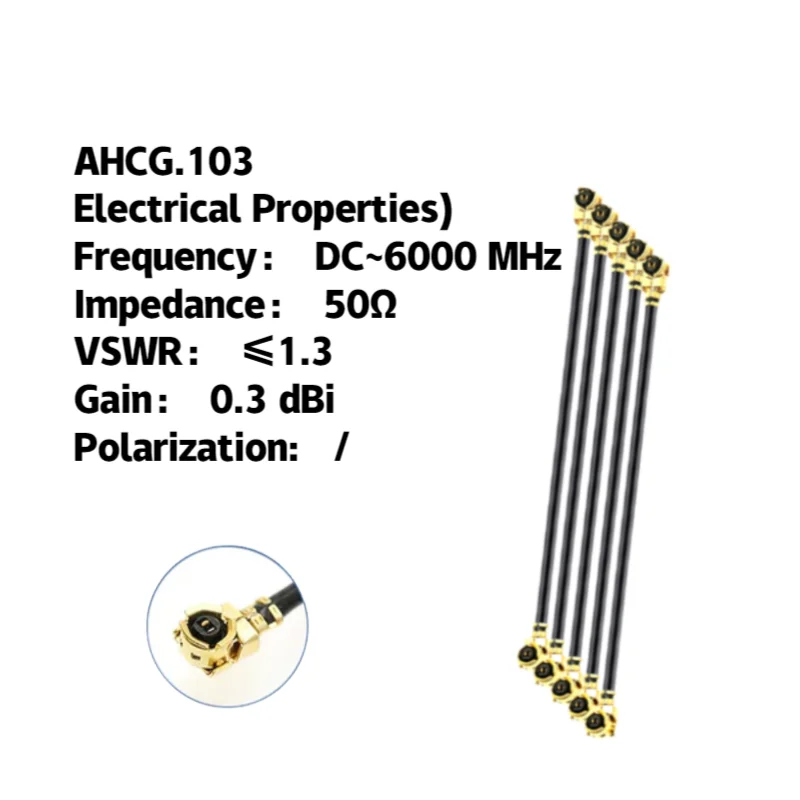 AntennaHome Cable Assy,L100 1.13cable IPX-IPX,  for All RF transmit /receiver communication system ; ~6GHz AHCG.103