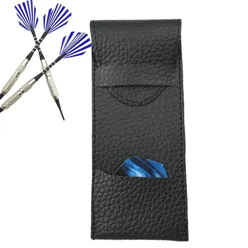 

Чехол для переноски дротиков из искусственной кожи, сумка для переноски в помещении, сумка-органайзер для принадлежностей для дротиков из искусственной кожи для дома, школы, путешествий