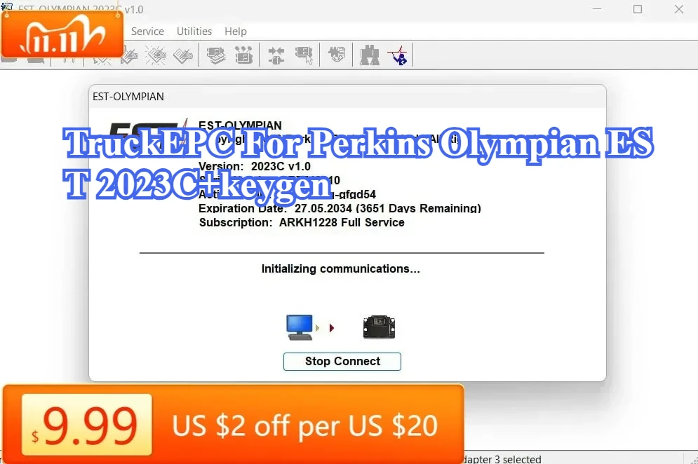 

TruckEPC для Perkins Olympian EST 2023C+keygen