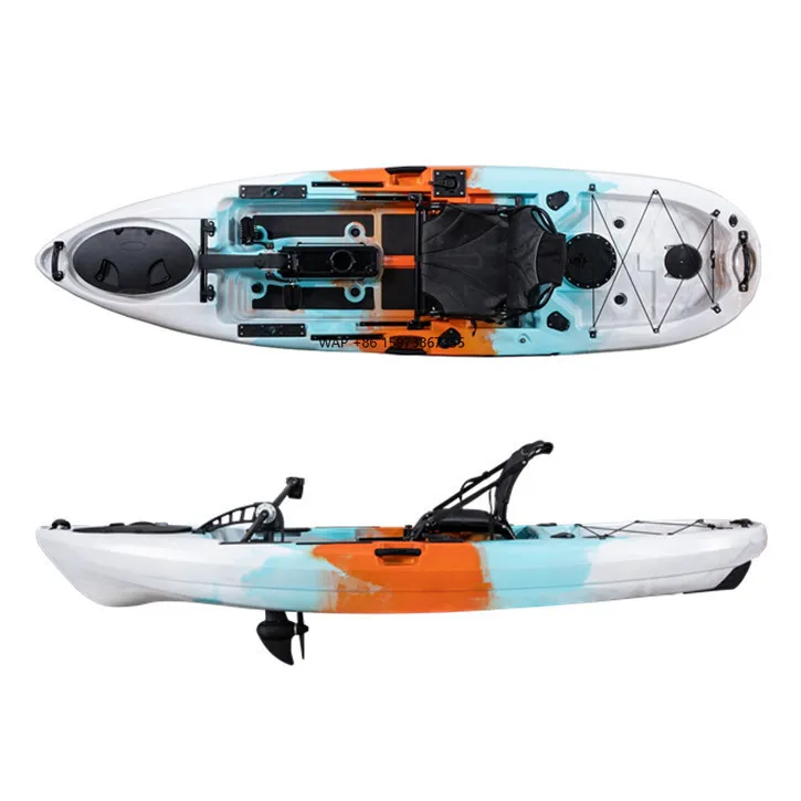 

Factory Sale Kayak Model 10ft Boat 1 Person Canoe 3.16 Meter Fishing Pedal Kayak HDPE/PE