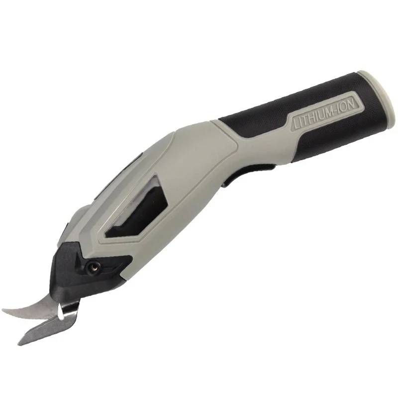 5V/2500mAh Rechargeable Cordless Electric Scissors Professional Hand-held Cutter For Cloth/Carpet/PVC/Leather Cutting 2pcs Blade