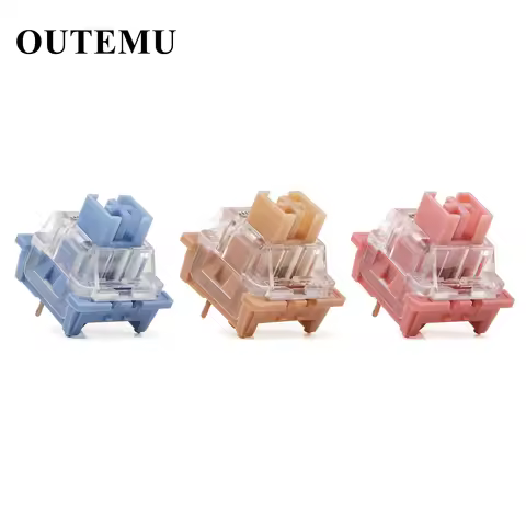 Outemu Milk Tea Switches Mechanical Keyboard Switch Tactile Clicky Linear Milk Peach Tea Custom Gaming RGB Switch Hot swap Kit