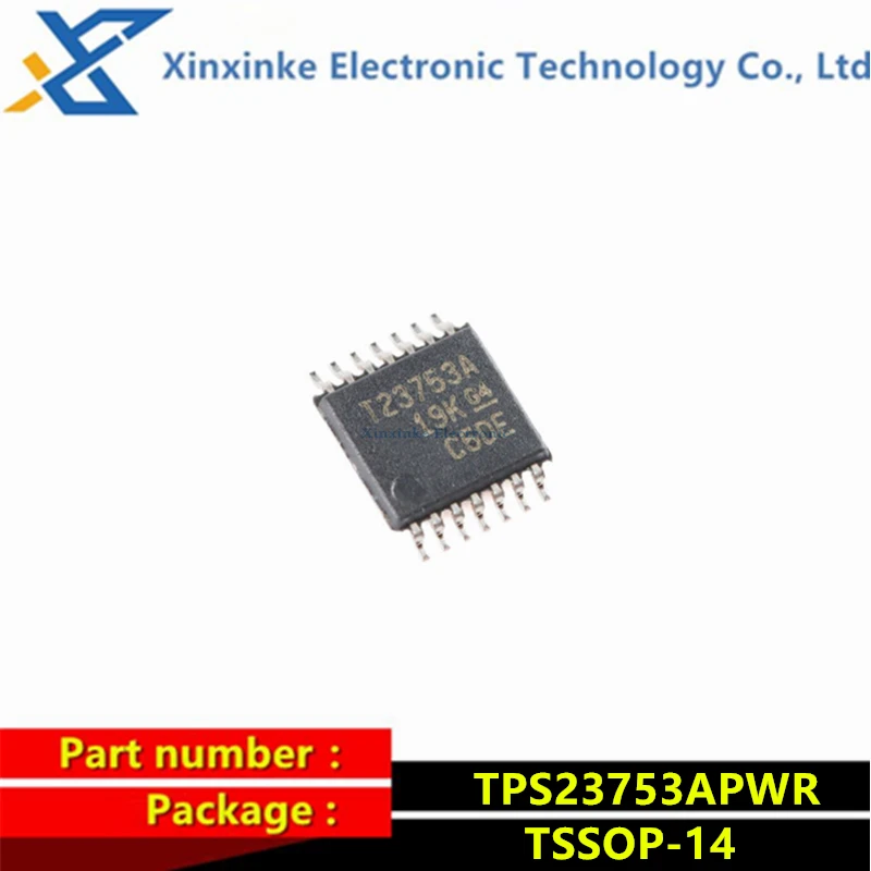 

5PCS TPS23753APWR TSSOP-14 Power Switch ICs - POE / LAN PoE Inter and Iso Conv Contr T23753A