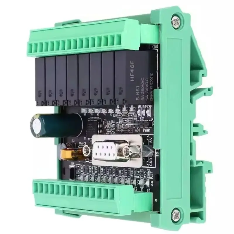 

NEW FX2N-20MR PLC Programmable Logic Controller Relay Module DC24V AC220V Industrial Automation Control Board 12 Input 8 Output