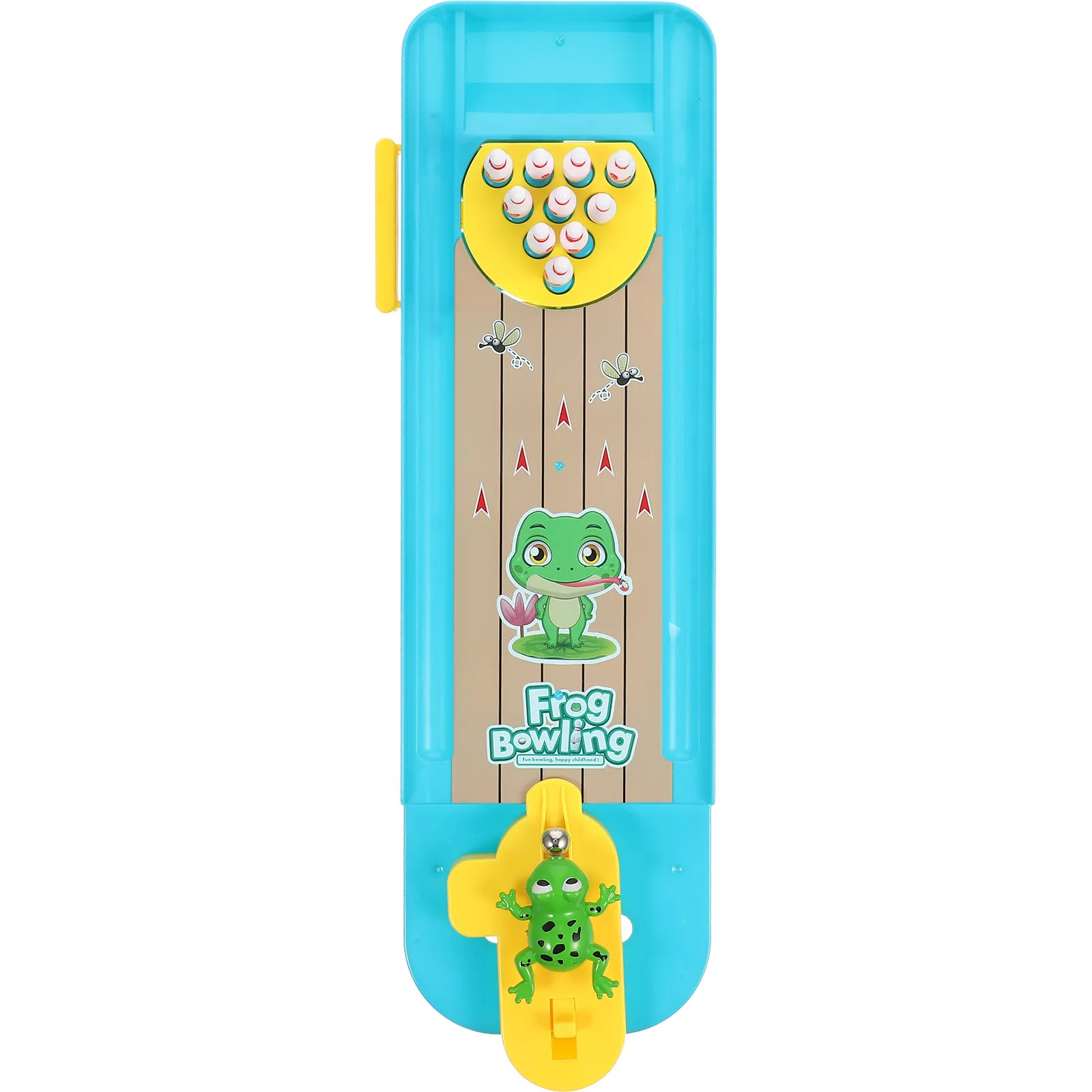 

1Set Mini Bowling Frogs Game Smooth Surface Parent-Child Interactive Educational Desktop Game Improve Coordination Observation