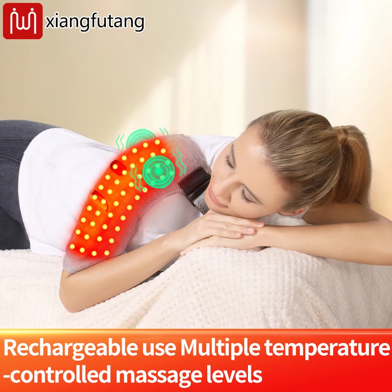 

Red Light Electric Heating Shoulder Support Vibration Massager Eases Joint Pain Fatigue Arthritis Muscle Relaxation