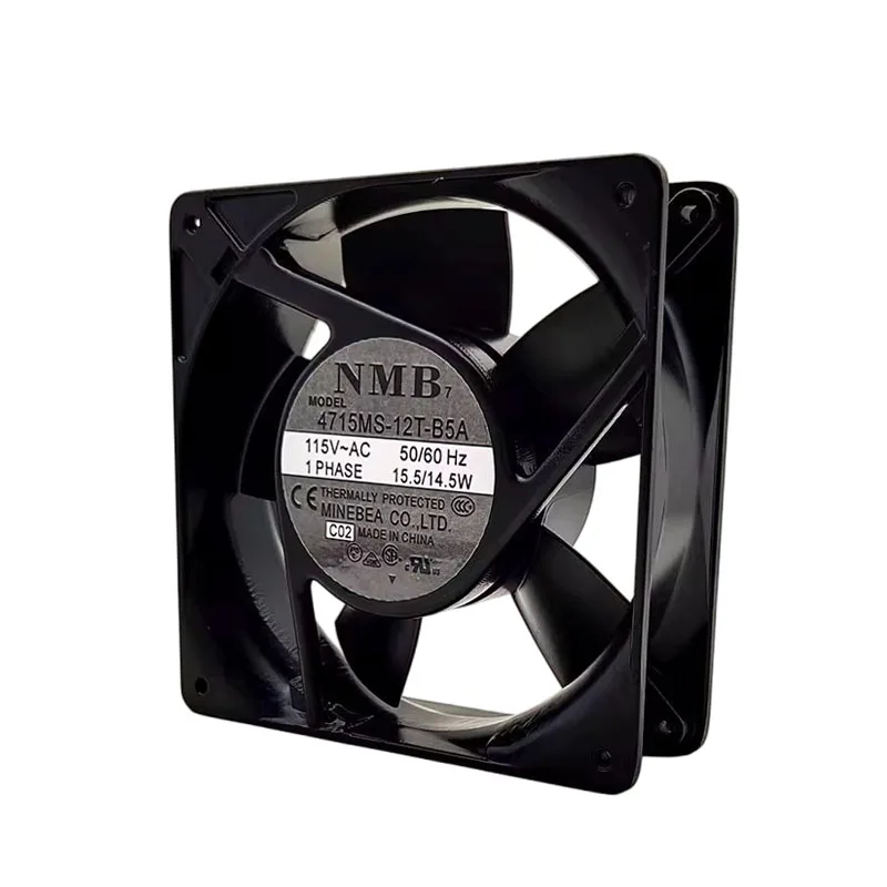 

НОВЫЙ ОРИГИНАЛЬНЫЙ 4715MS-12T-B5A AC 115 В 15,5/14,5 Вт 12038 120*120*38 мм 12 см охлаждающий вентилятор радиатор