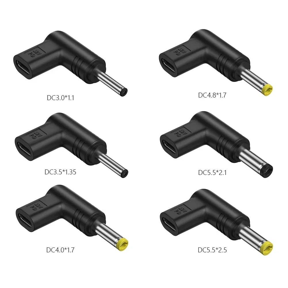 12V/15V/19.5V Power Connector Multifunctional Type C To DC Jack Plug Charging Adapter USB Type C Female To DC Male Surveillance