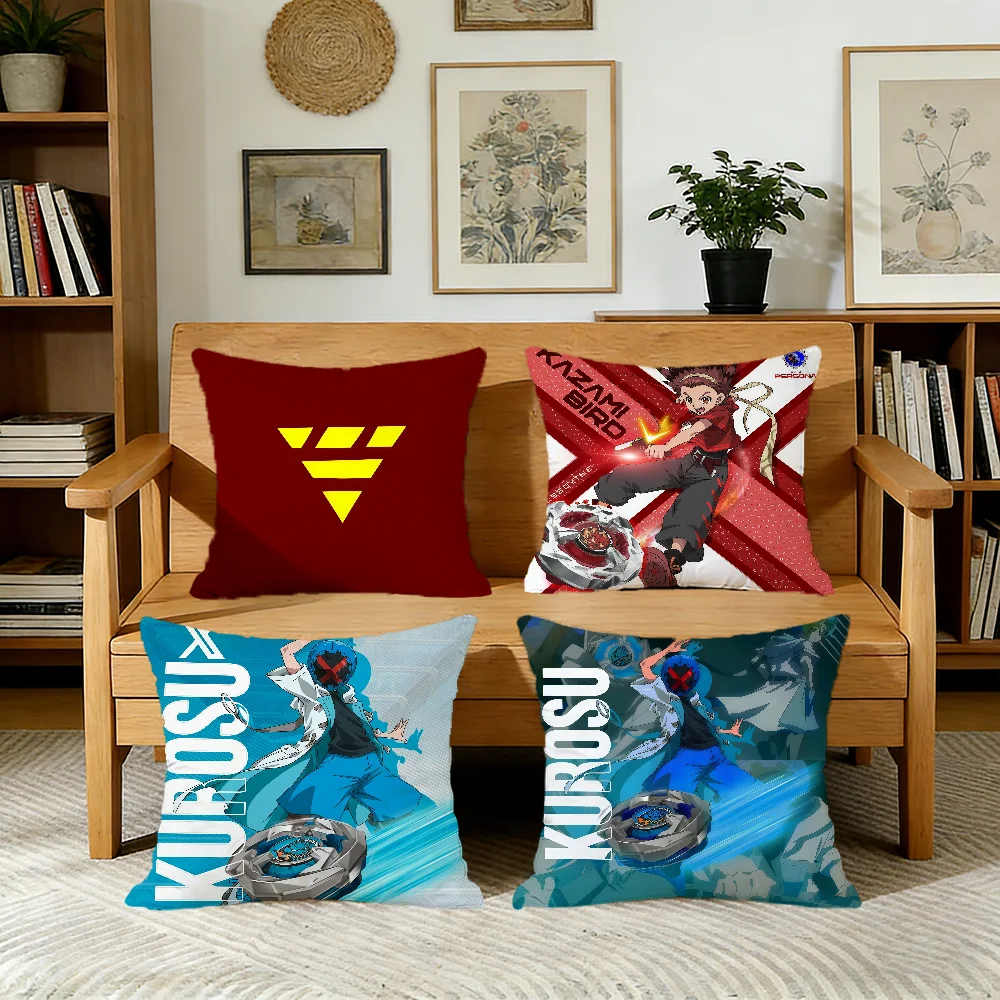 Anime B-Beyblade-e B-burst cushion cover For Pillow Printing Sofa Decoration Home Car Room Coffee Shop Office Nordic Simplicity