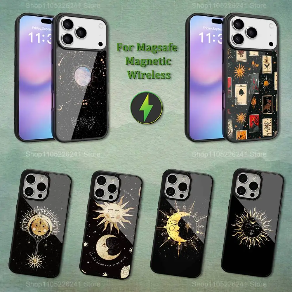 

Astrological Art Phone For iPhone 17,12,11,16,15,13,14,Pro,Max,Plus,Mini, For Magsafe,Magnetic Wireless Charging Case