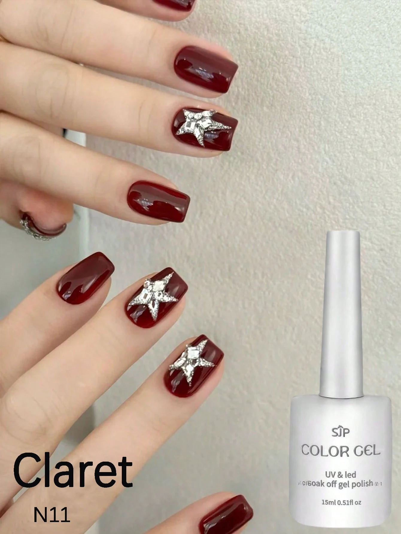 1/5  PCS Dark red Gel Nail Polish Autumn Winter Chocolate Wine Red Caramel Color Series For Manicure Nails Art Gel Varnish