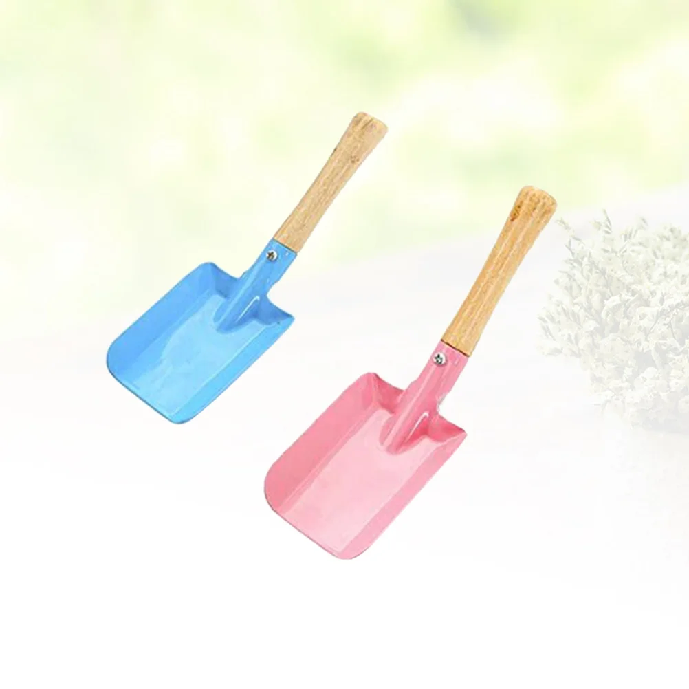 

2 Pcs Gardening Shovel Backpacking Trowel Digging Spade Bulb Planting Tool Supplies Transplanter Bonsai Scoops Metal