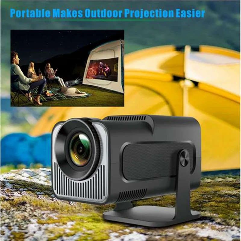

ABKQ-HY320 Мини-проектор 4K Native 720P Android 11 Проектор 4K 300ANSI Wifi6 BT5.0 Кино Открытый 180 ° Проектор