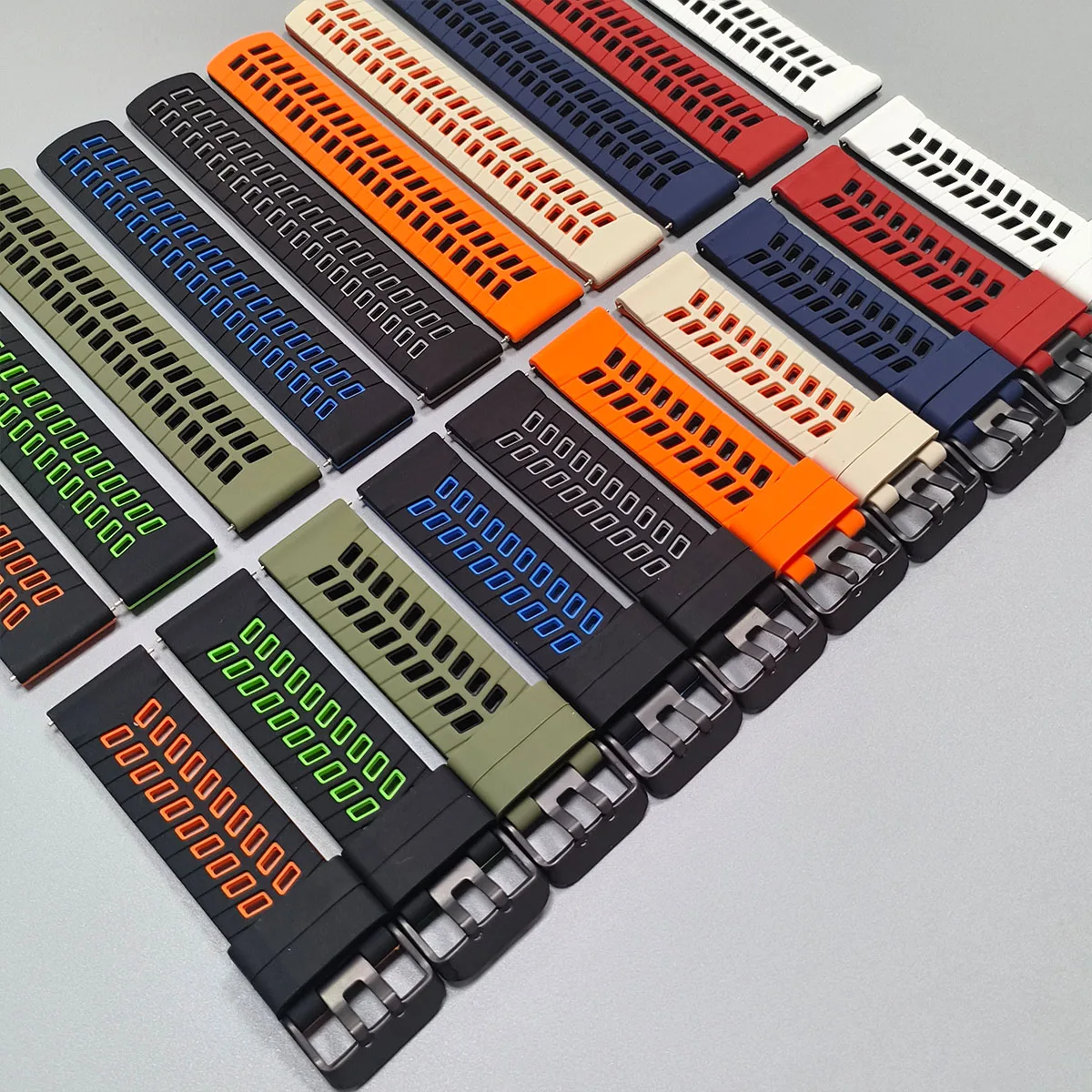 22mmスマートウォッチストラップ Garmin Venu 4 3用 ウォッチバンド Garmin Forerunner 570 47mm 265 255 Music/Vivoactive 4用 シリコンブレスレット