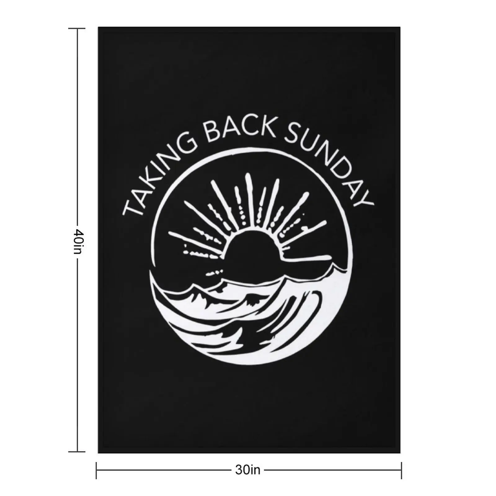 Taking Back Sunday - Ice Cream Sundae Throw Blanket Large Hair Single Soft Plaid Blankets