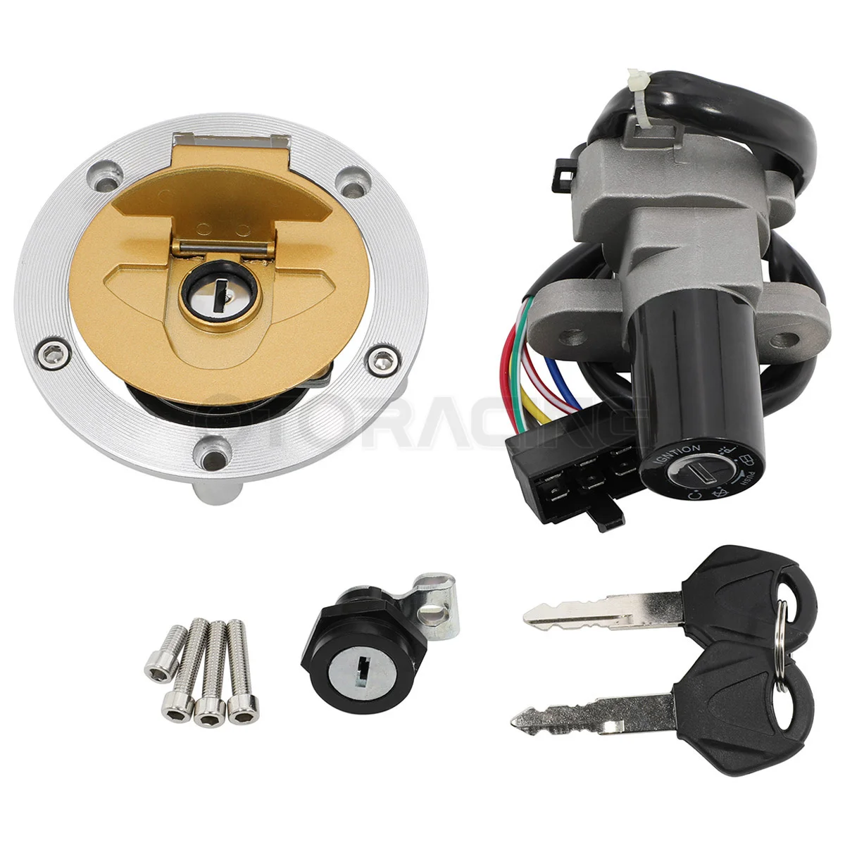 Motorcycle Ignition Switch Fuel Gas Cap Seat Lock Key Kit For Ducati Monster 1200 Multistrada 620 DS ST3 ST4S 848 1098 1198S