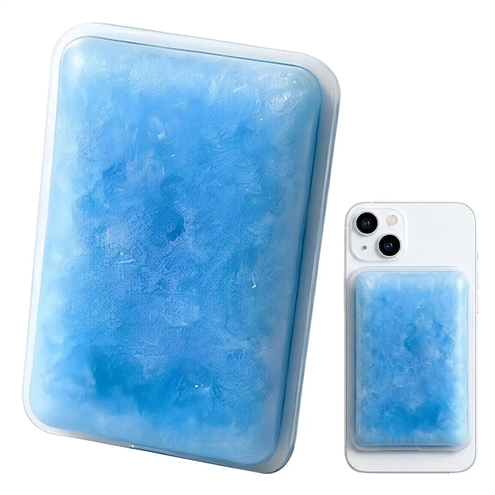 Reusable Phone Ice Pack Portable Long Lasting Cooling Cell Phone camera Back Ice Pack For Summer Outdoor Vlog Travel Camping