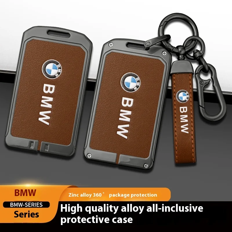 Car Zinc Alloy Key Case Bag Key Chain Metal Key Shell For BMW M3 M4 M5 X1 X3 X5 X7 F25 F15 F10 F20 F01 G20 G30 F30 G11 G01 G05