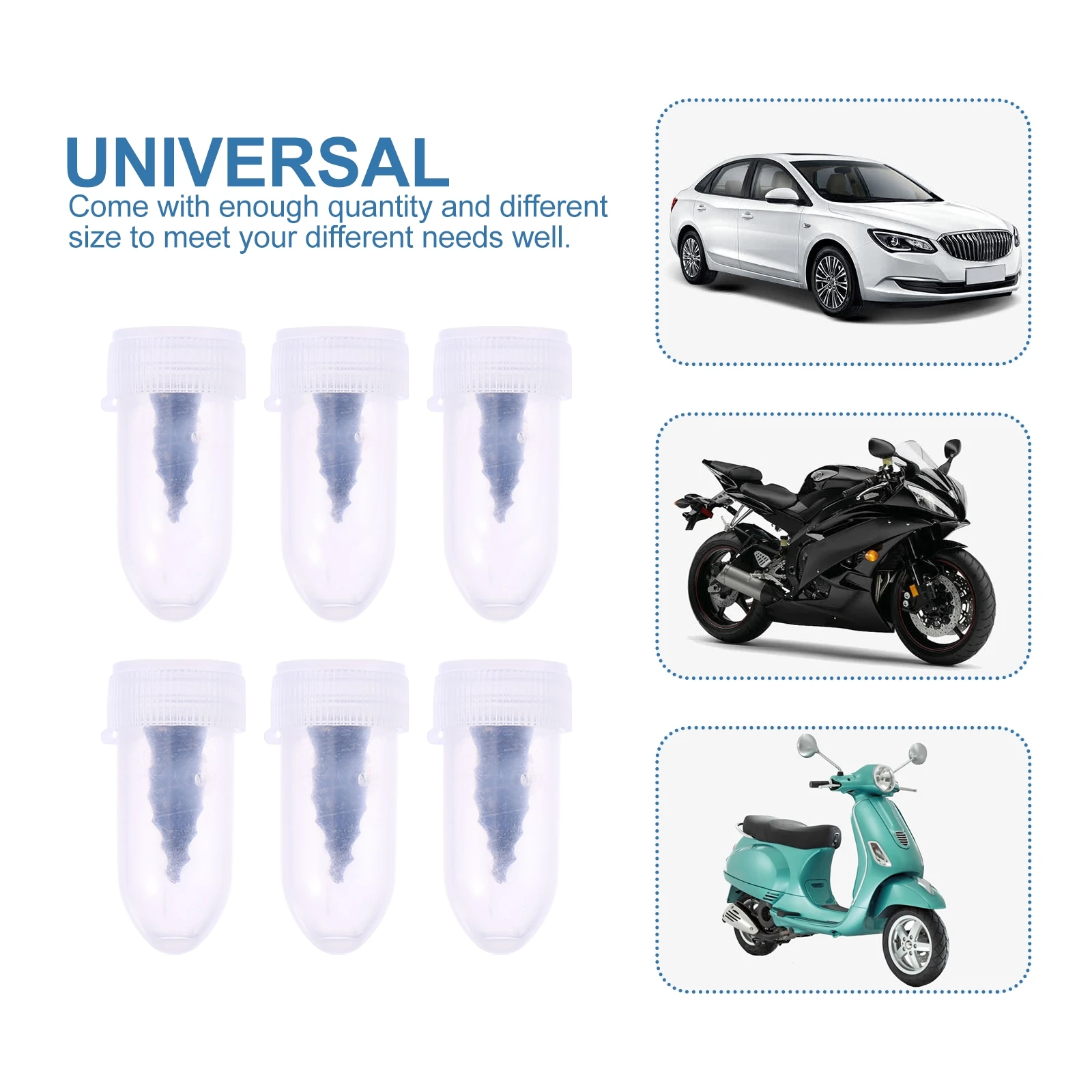 

40pcs Tire Repair Rubber Nails for Electric Car Bike Motorbike Sealant Screw Anti Skid Non Slip Various Needs