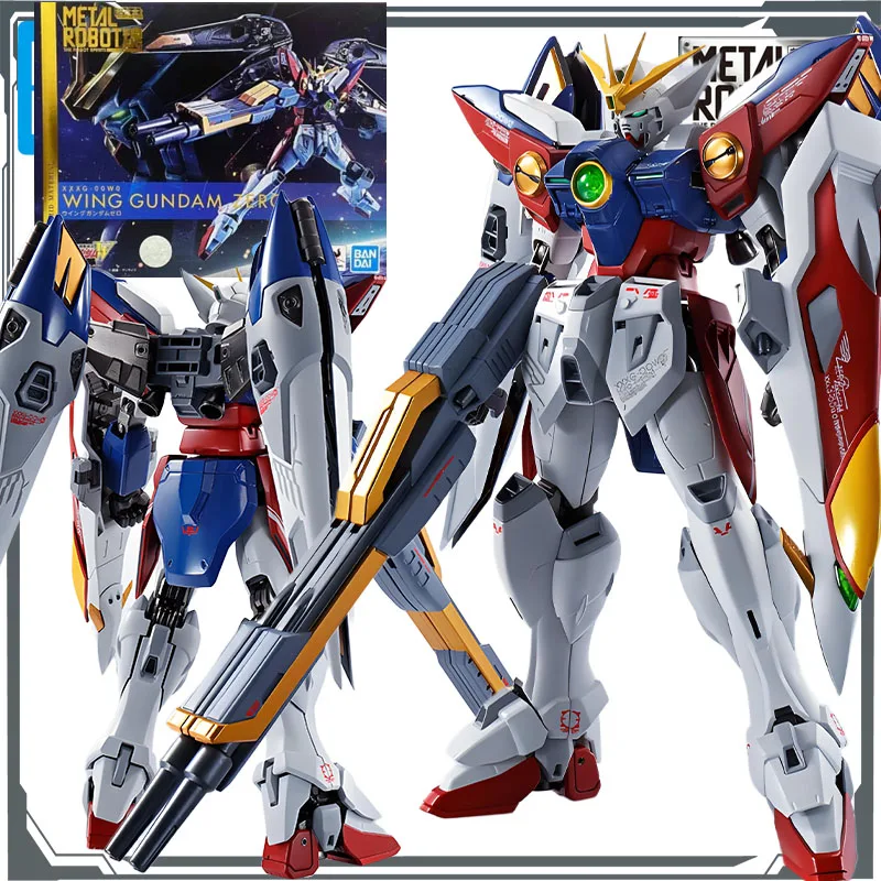 

Bandai оригинальные мобильные Gundam METAL ROBOT «WING GUNDAM ZERO 140 мм аниме фигурки игрушки для мальчиков подарочная модель украшения