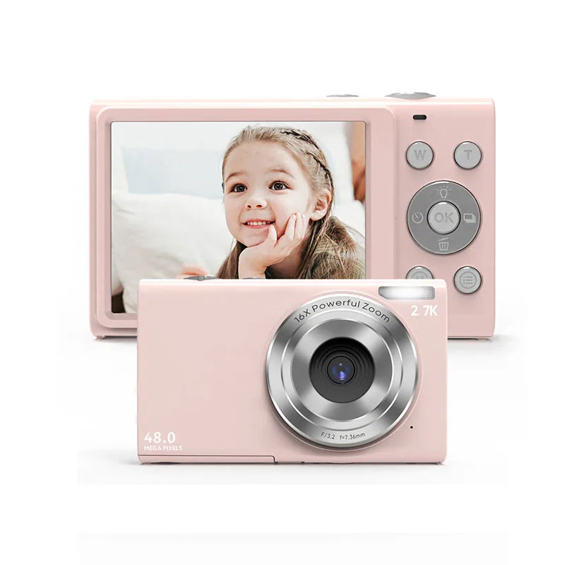 

Full HD 2.7K Digital Camera 44MP 2.88inch IPS Screen Photographic Camera 16x Zoom Professional EIS Video Camcorders for Youtube