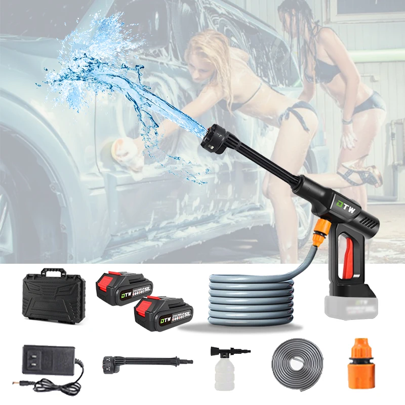 

DTWA5-0010G Hot Sale Home Car Washing Gun Lightweight Efficient Cordless Electric Pressure Washer