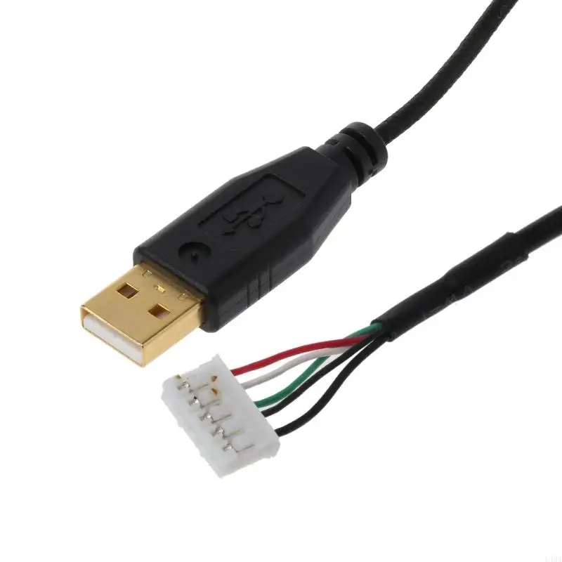 L4MA Nuevo reemplazo cable/línea/alambre ratón USB para nylon ratón Naga 2014 trenzado