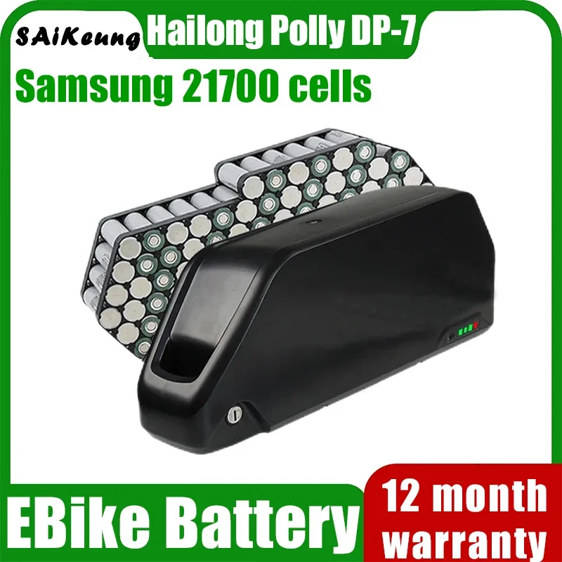 36 52 60 72v Ebike Hailong Polly Dp7 Battery 48v Bicicletta Elettrica Elektrische 48v 20 25 30 40 45 50 60ah 21700 3000w Battery