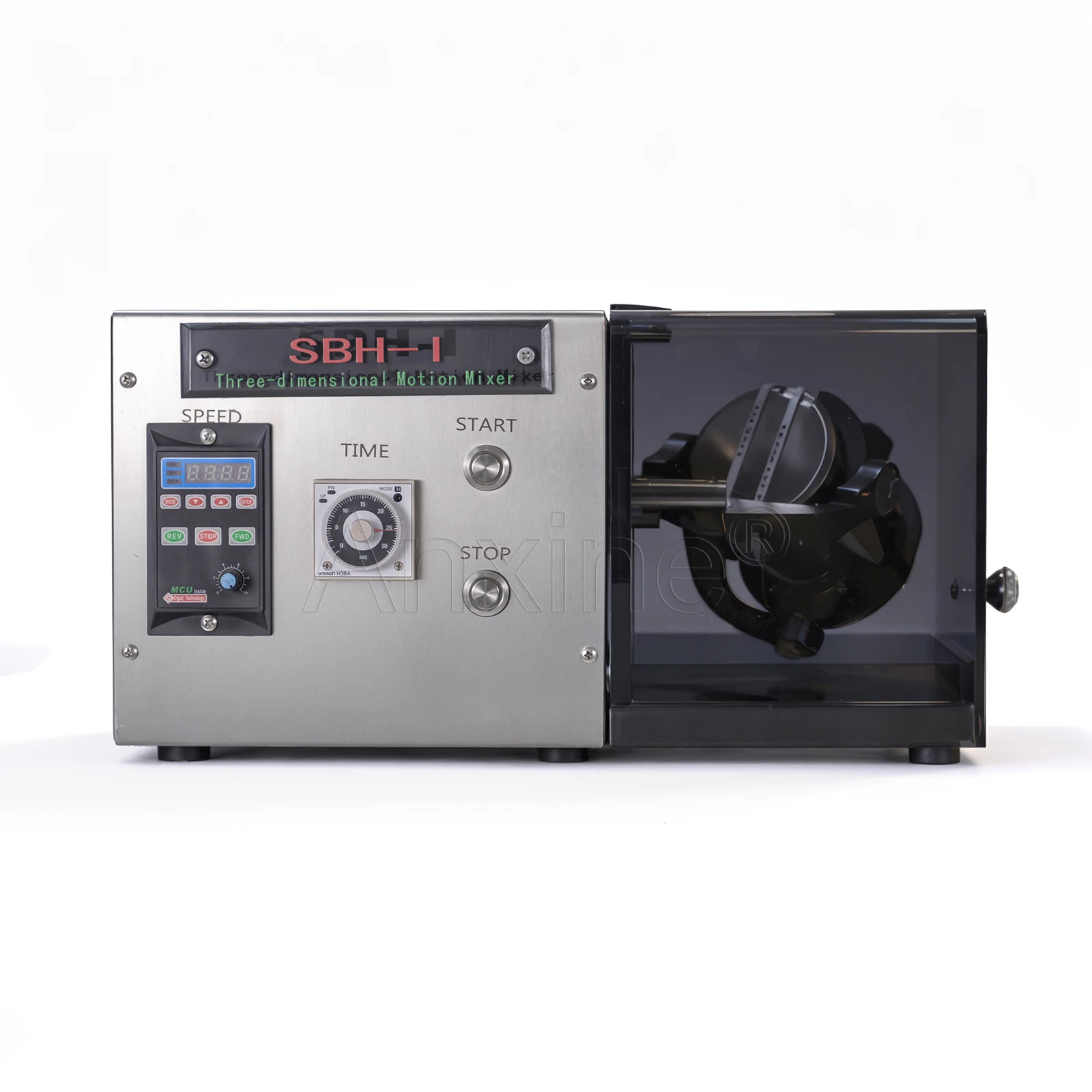 SBH-I Small 3D Blender Mixer 1L Rotating Drum Powder Mixer Machine 3D Motion Mixing Machine