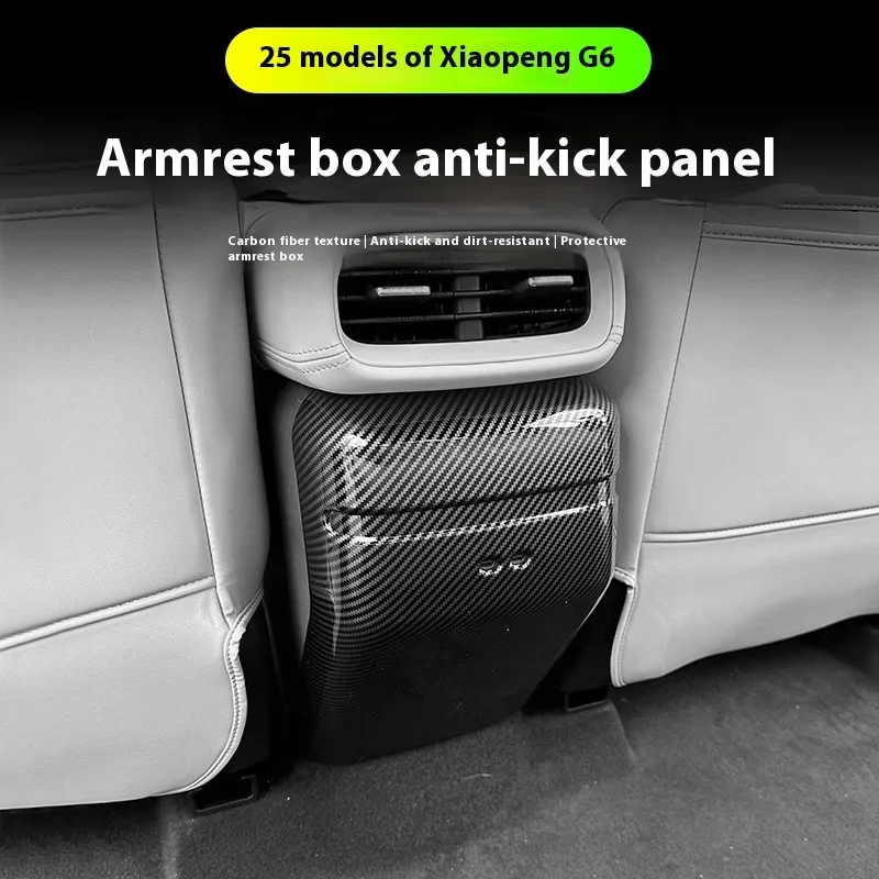 NEW Fit for Xpeng G6 2023 2024 2025 Xiaopeng G6 Rear Seat Anti-Kick Panel Protector Mat Car Interior Decoration Accessory
