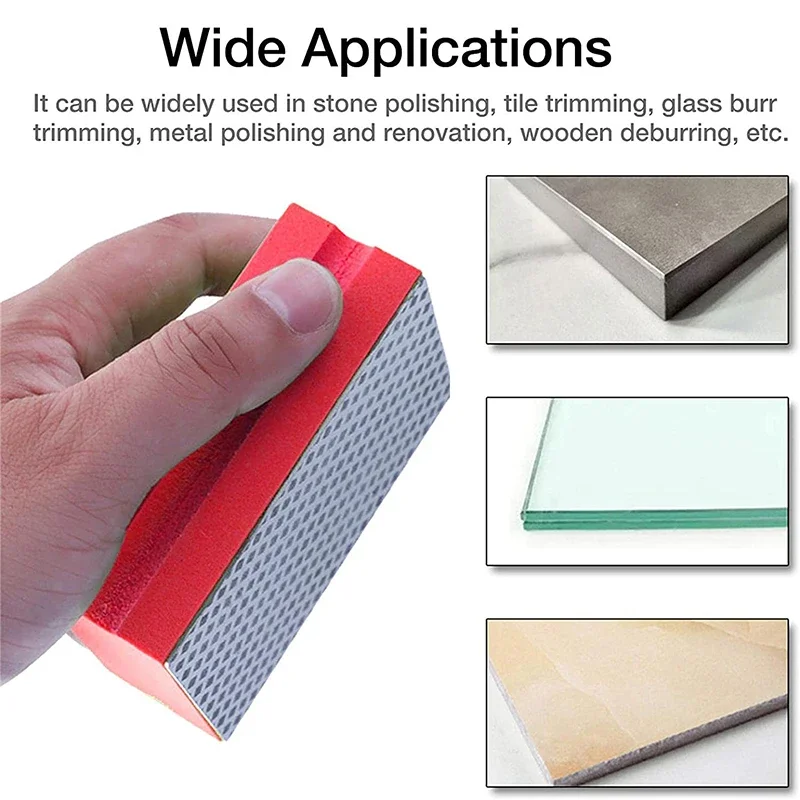 Glass Tile Stone Cutting Collapse Porcelain Trimming Tool Polishing Deburring Wipe Board Diamond Diamond Hand Wipe Manual Tool