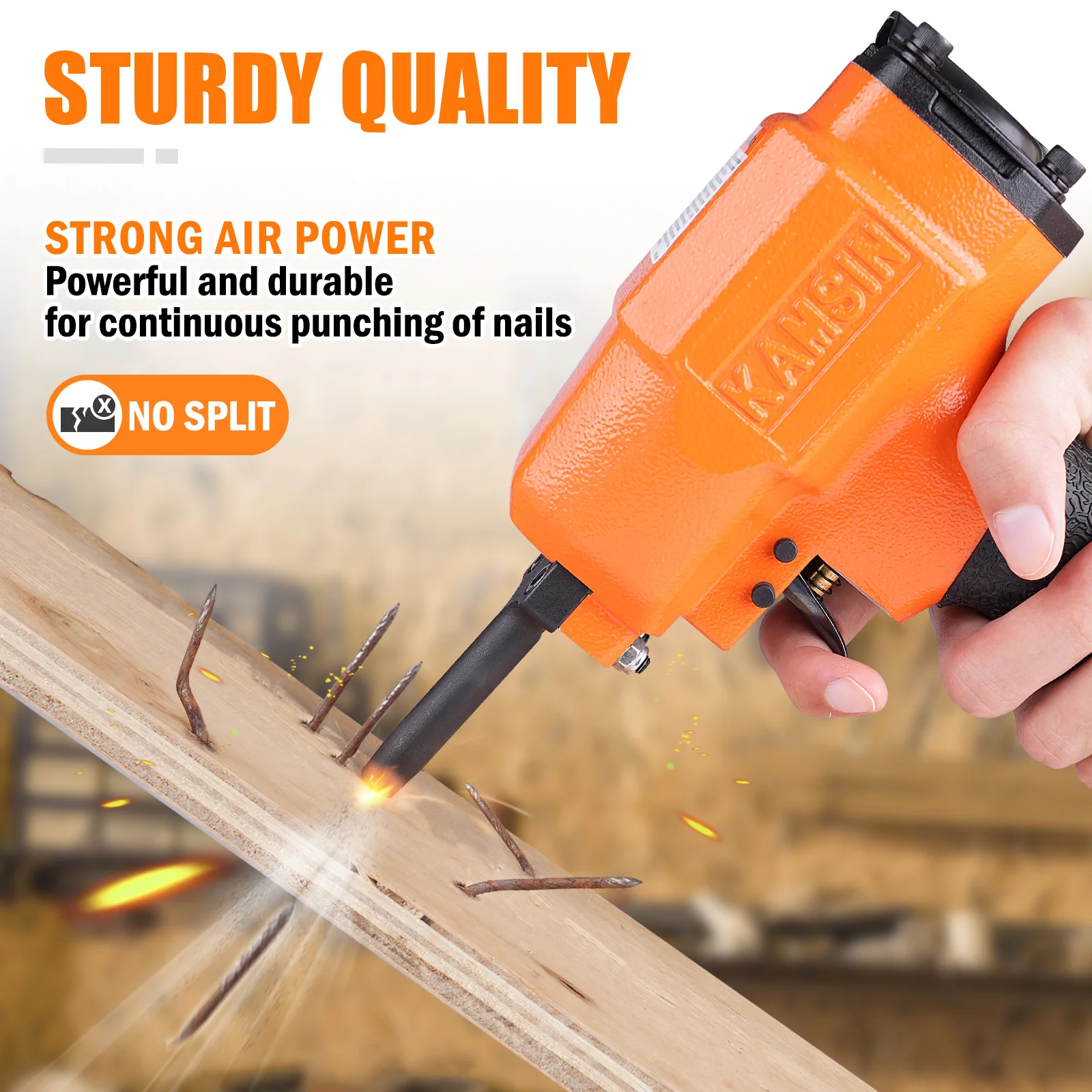 

KAMSIN KT38 3-5 mm Nail Removal Gun, Air Nail Gun, Stencil, Woodworking Nail Remover, Nail Machine, Wood Palette