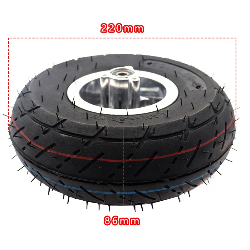 10x3.50-4 Tires Wheels 4 Inch Hub Rim +10x350-4 Tyre Inner Tube +Brake Disc +Sprocket Pump Fits ATV Quad electric scooter