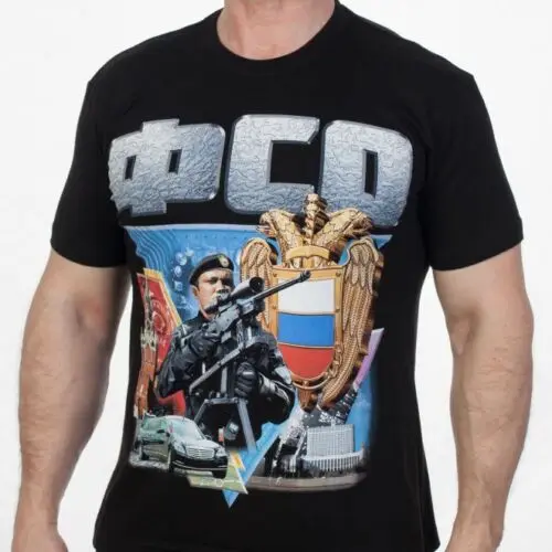 Russia FSO Federal Security Special Forces Guard Sniper T-Shirt. Summer Cotton Short Sleeve O-Neck Mens T Shirt New S-3XL