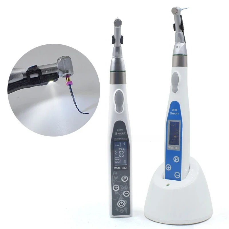 Endodontics Instruments Dentals Wireless LED Endos Motor 16:1 Standard Contra Angle Endo Smart Rotary Dentistry Tool